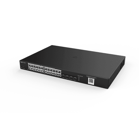 Ruijie Reyee RG-NBS3100-24GT4SFP,28-Port Gigabit Layer 2 Cloud Managed Non-PoE Switch top right