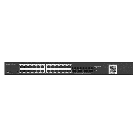Ruijie Reyee RG-NBS3100-24GT4SFP,28-Port Gigabit Layer 2 Cloud Managed Non-PoE Switch front