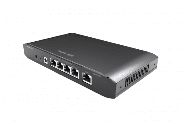 Ruijie Reyee RG-EG105G 5 Gigabit Ports Cloud Managed Router front right-side