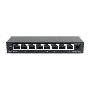 Ruijie Reyee RG-ES108D, Metal Case 8-port 10/100Mbps Unmanaged Switches front