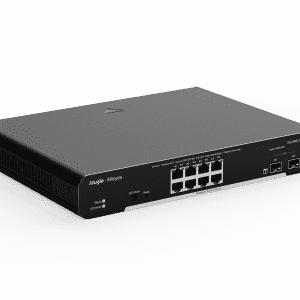 Ruijie Reyee RG-NBS3100-8GT2SFP-P, 10-Port Gigabit Layer 2 Cloud Managed PoE Switch top front