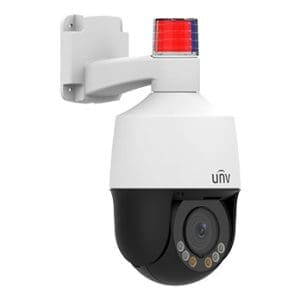 UniView IPC675LFW-AX4DUPKC-VG, 5MP LightHunter Active Deterrence Mini PTZ Camera left side
