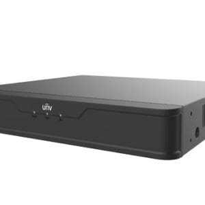 UniView NVR501-04B-P4 +2TB hard drive Network Video Recorder front left
