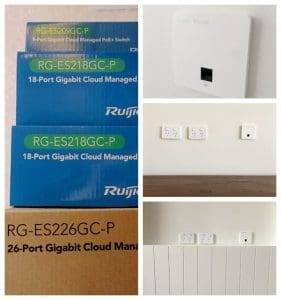 Ruijie RG-RAP1200(F) Access Point installation project photo