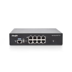 Ruijie RG-EG2100-PV2, All-In-One Enterprise Level PoE Gateway, Up To 7x POE/POE+ Ports front