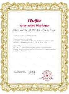 Ruijie VAD certification